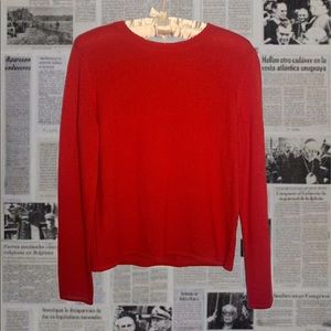 Cashmere apple red sweater